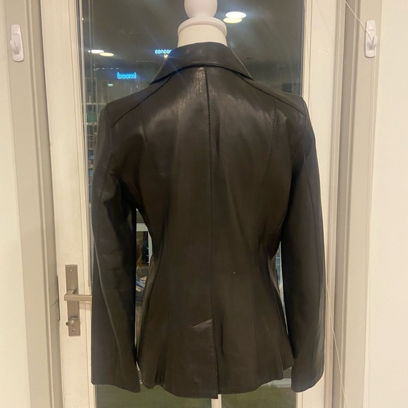 Marc New York Black Leather Jacket. New w/o tags. - Picture 3 of 9